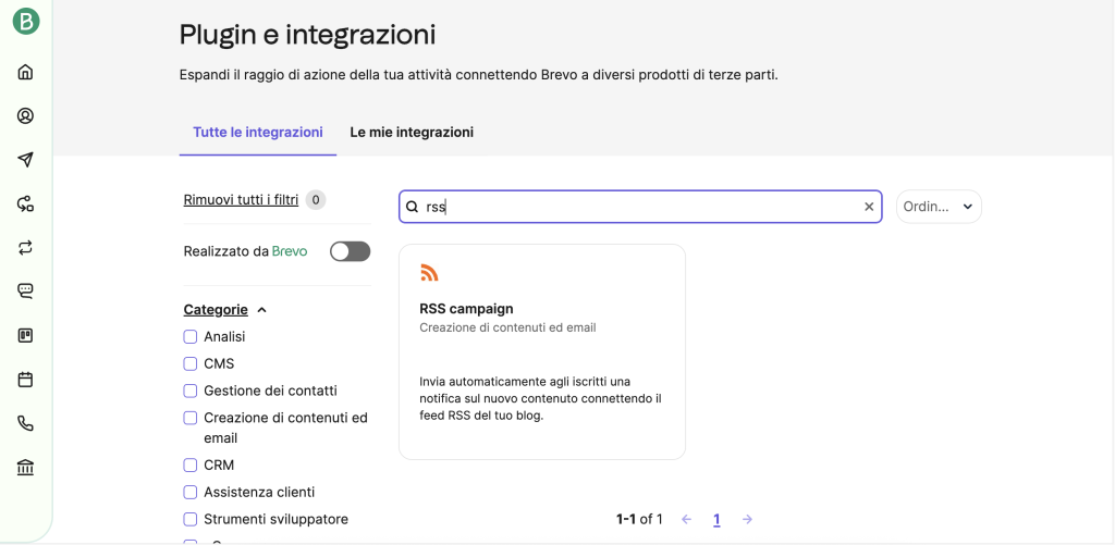 integrazione rss campagna
