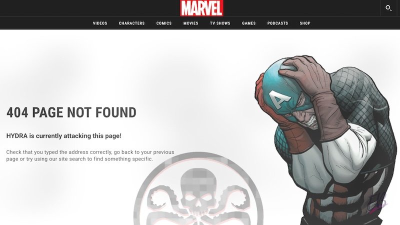 marvel pagina 404 marvel pagina 404