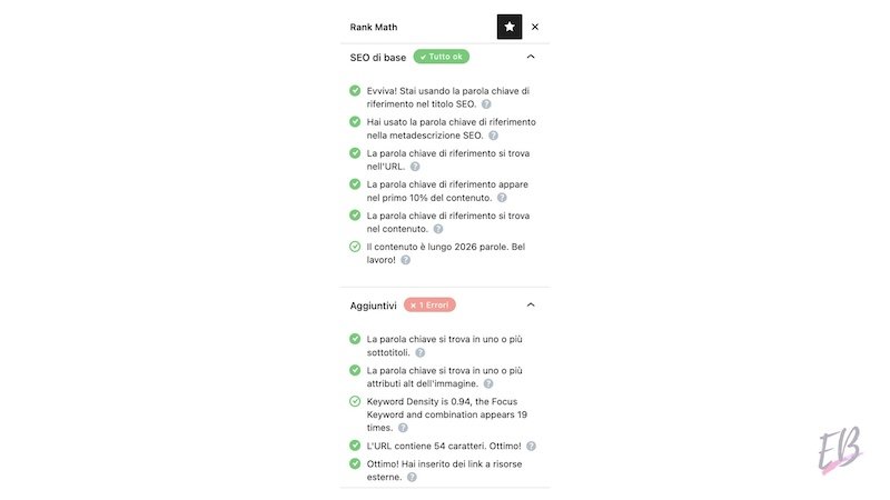 checklist rank math checklist rank math