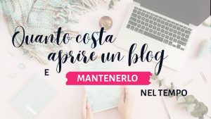 Quanto costa aprire un blog
